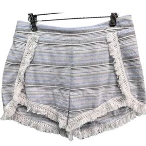 Lulus Womens Savvy Striped Shorts Size S